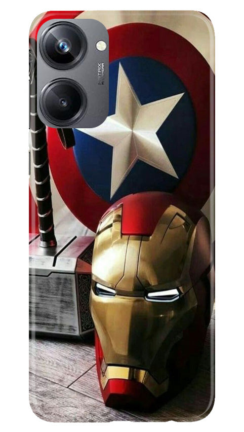 Ironman Captain America Mobile Back Case for Realme 10 Pro 5G (Design - 223) Ironman Captain America Case for Realme 10 Pro 5G (Design No. 223)