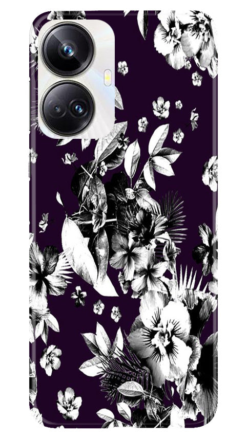white flowers Mobile Back Case for Realme 10 Pro Plus 5G (Design - 7) white flowers Case for Realme 10 Pro Plus 5G