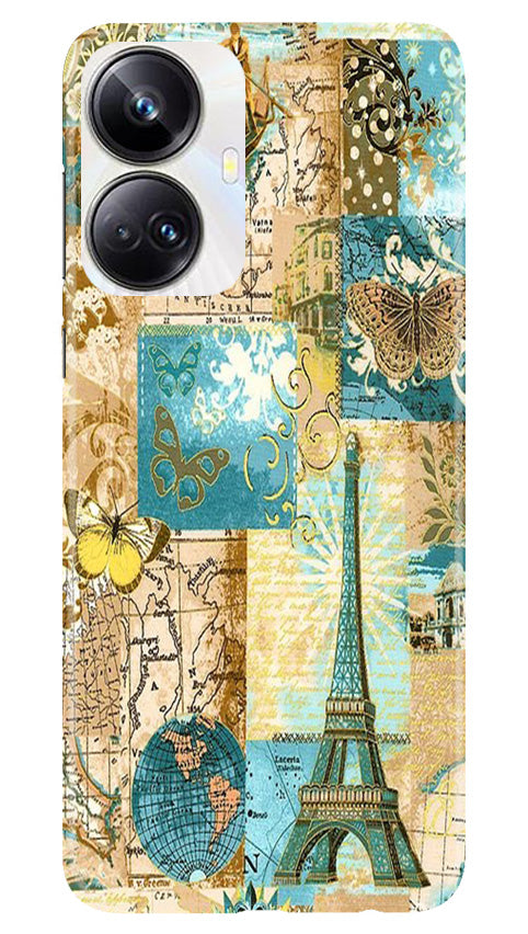 Travel Eiffel Tower Mobile Back Case for Realme 10 Pro Plus 5G (Design - 175) Travel Eiffel Tower Case for Realme 10 Pro Plus 5G (Design No. 175)