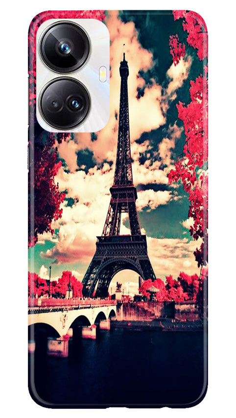 Eiffel Tower Mobile Back Case for Realme 10 Pro Plus 5G (Design - 181) Eiffel Tower Case for Realme 10 Pro Plus 5G (Design No. 181)