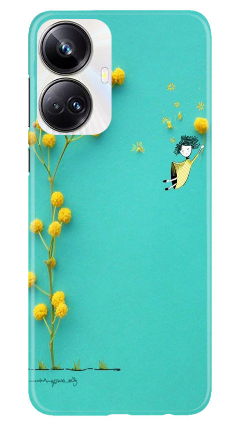 Flowers Girl Mobile Back Case for Realme 10 Pro Plus 5G (Design - 185) Flowers Girl Case for Realme 10 Pro Plus 5G (Design No. 185)