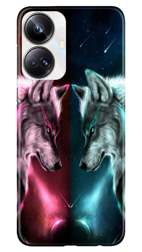 Wolf fight Mobile Back Case for Realme 10 Pro Plus 5G (Design - 190) Wolf fight Case for Realme 10 Pro Plus 5G (Design No. 190)