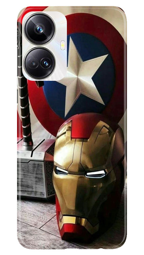 Ironman Captain America Mobile Back Case for Realme 10 Pro Plus 5G (Design - 223) Ironman Captain America Case for Realme 10 Pro Plus 5G (Design No. 223)