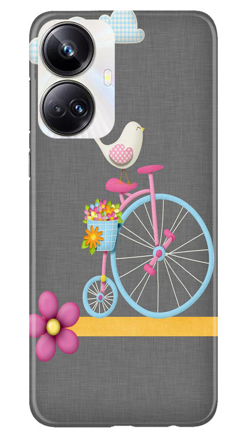 Sparron with cycle Mobile Back Case for Realme 10 Pro Plus 5G (Design - 34) Sparron with cycle Case for Realme 10 Pro Plus 5G