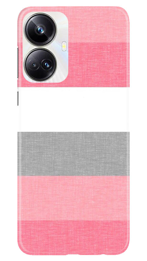 Pink white pattern Mobile Back Case for Realme 10 Pro Plus 5G (Design - 55) Pink white pattern Case for Realme 10 Pro Plus 5G