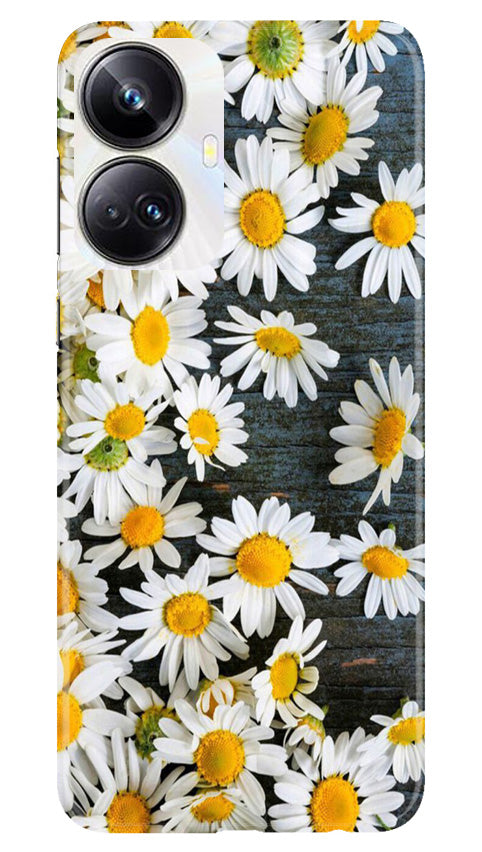 White flowers2 Mobile Back Case for Realme 10 Pro Plus 5G (Design - 62) White flowers2 Case for Realme 10 Pro Plus 5G