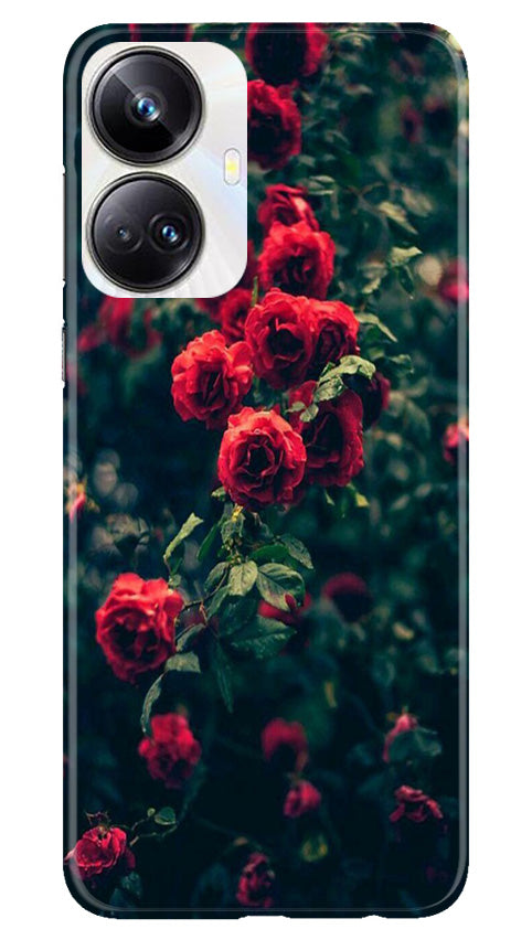 Red Rose Mobile Back Case for Realme 10 Pro Plus 5G (Design - 66) Red Rose Case for Realme 10 Pro Plus 5G