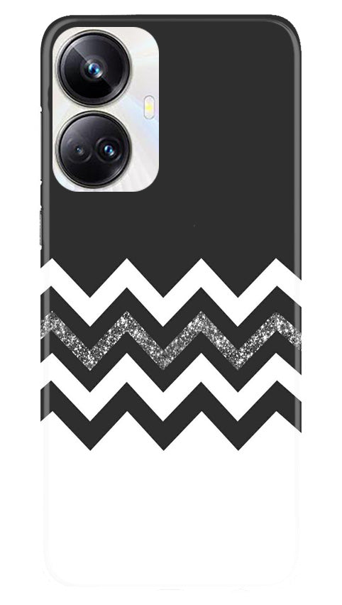 Black white Pattern2Mobile Back Case for Realme 10 Pro Plus 5G (Design - 83) Black white Pattern2Case for Realme 10 Pro Plus 5G