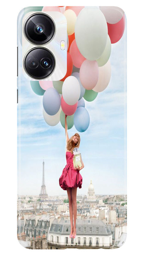 Girl with Baloon Mobile Back Case for Realme 10 Pro Plus 5G (Design - 84) Girl with Baloon Case for Realme 10 Pro Plus 5G