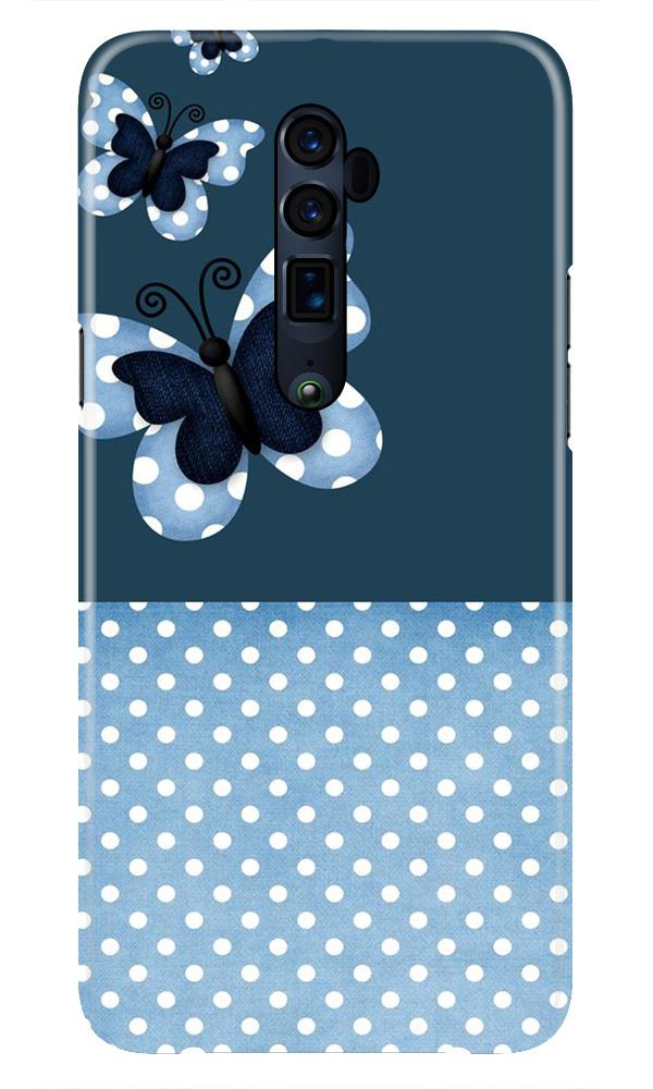 White dots Butterfly Case for Oppo Reno 2 White dots Butterfly Case for Oppo Reno 2