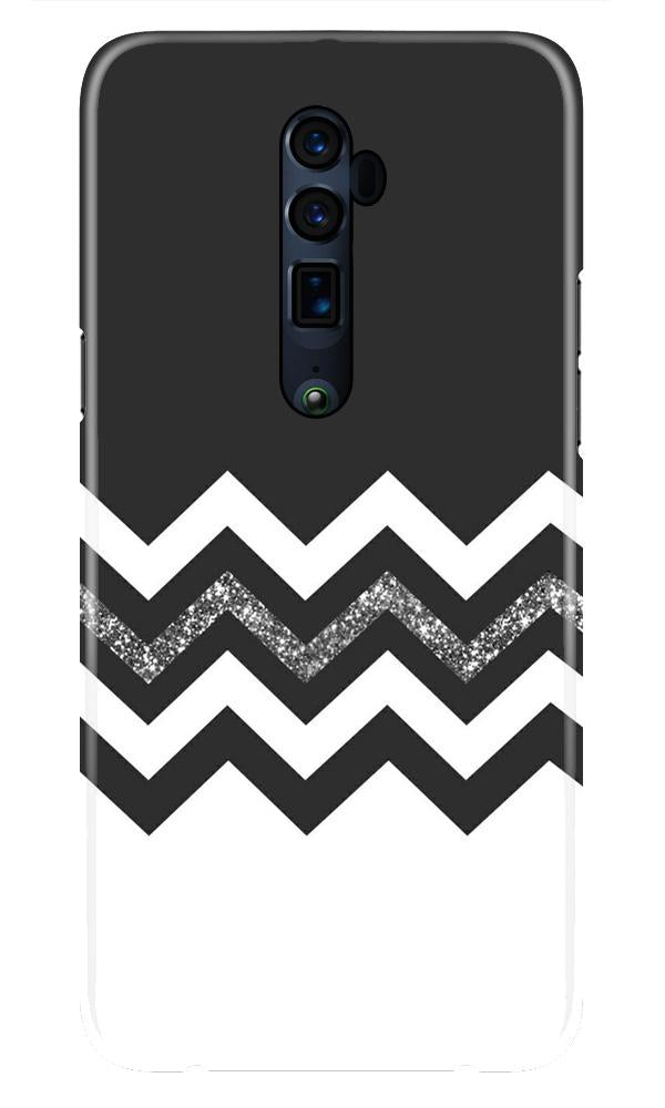 Black white Pattern2Case for Oppo Reno 2 Black white Pattern2Case for Oppo Reno 2