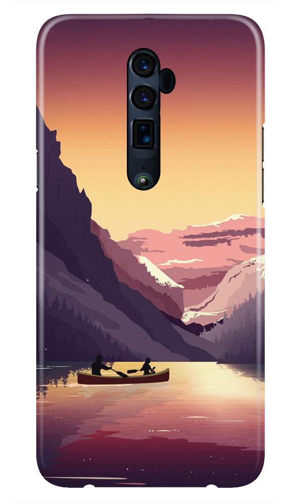 Mountains Boat Case for Oppo Reno 2 (Design - 181) Mountains Boat Case for Oppo Reno 2 (Design - 181)