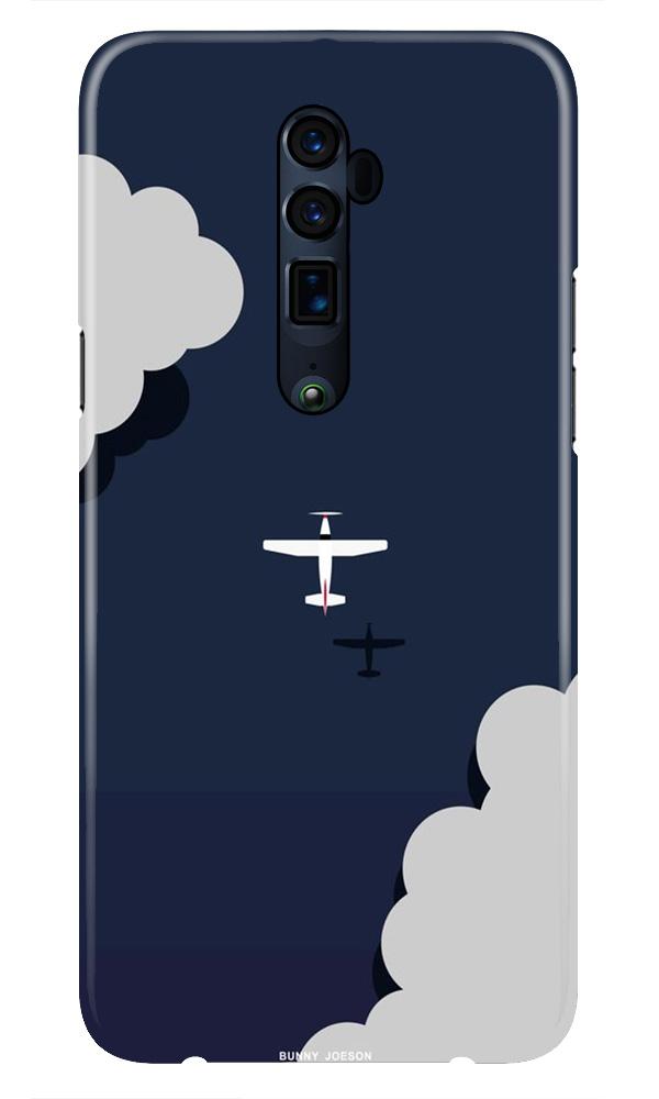 Clouds Plane Case for Oppo Reno 2 (Design - 196) Clouds Plane Case for Oppo Reno 2 (Design - 196)