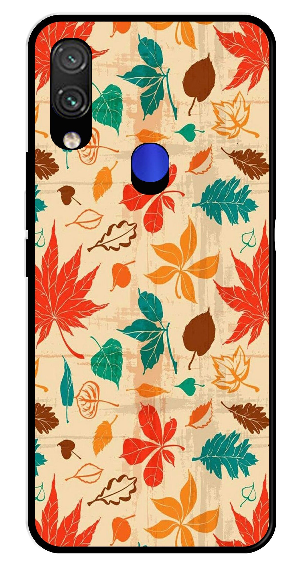 Leafs Design Metal Mobile Case for Xiaomi Mi 10T Leafs Design Metal Mobile Case for Xiaomi Mi 10T (Design No -14)