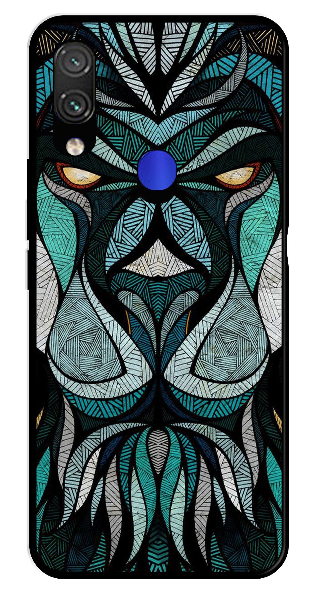 Lion Pattern Metal Mobile Case for Xiaomi Mi 10T Lion Pattern Metal Mobile Case for Xiaomi Mi 10T (Design No -40)