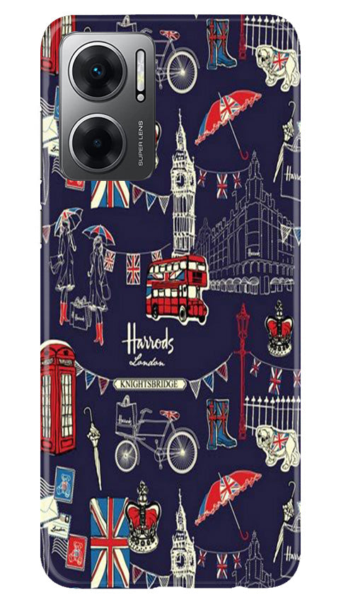 Love London Mobile Back Case for Redmi 11 Prime 5G (Design - 75) Love London Case for Redmi 11 Prime 5G
