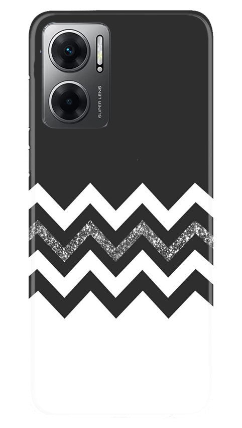Black white Pattern2Mobile Back Case for Redmi 11 Prime 5G (Design - 83) Black white Pattern2Case for Redmi 11 Prime 5G