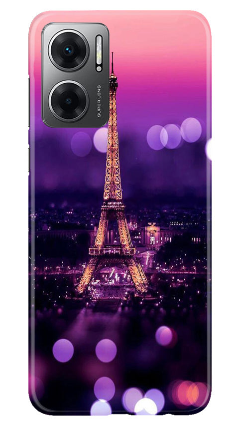 Eiffel Tower Mobile Back Case for Redmi 11 Prime 5G (Design - 86) Eiffel Tower Case for Redmi 11 Prime 5G