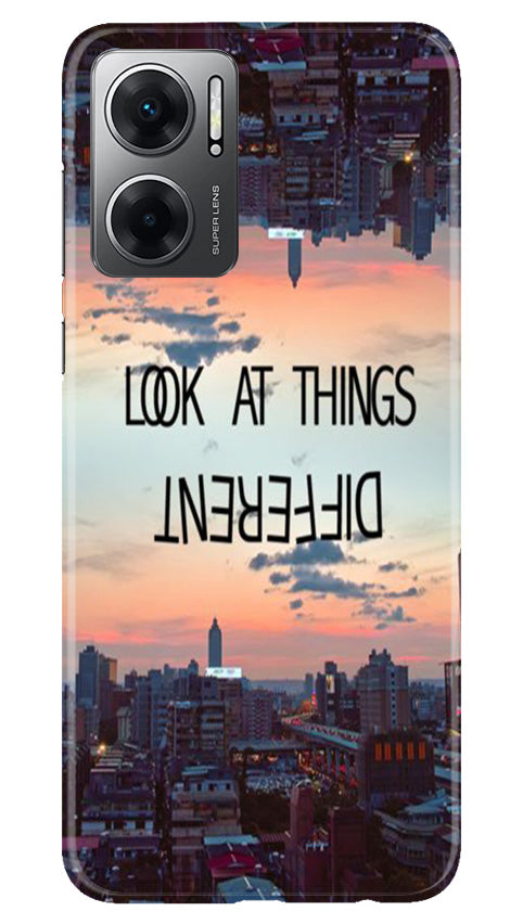Look at things different Mobile Back Case for Redmi 11 Prime 5G (Design - 99) Look at things different Case for Redmi 11 Prime 5G