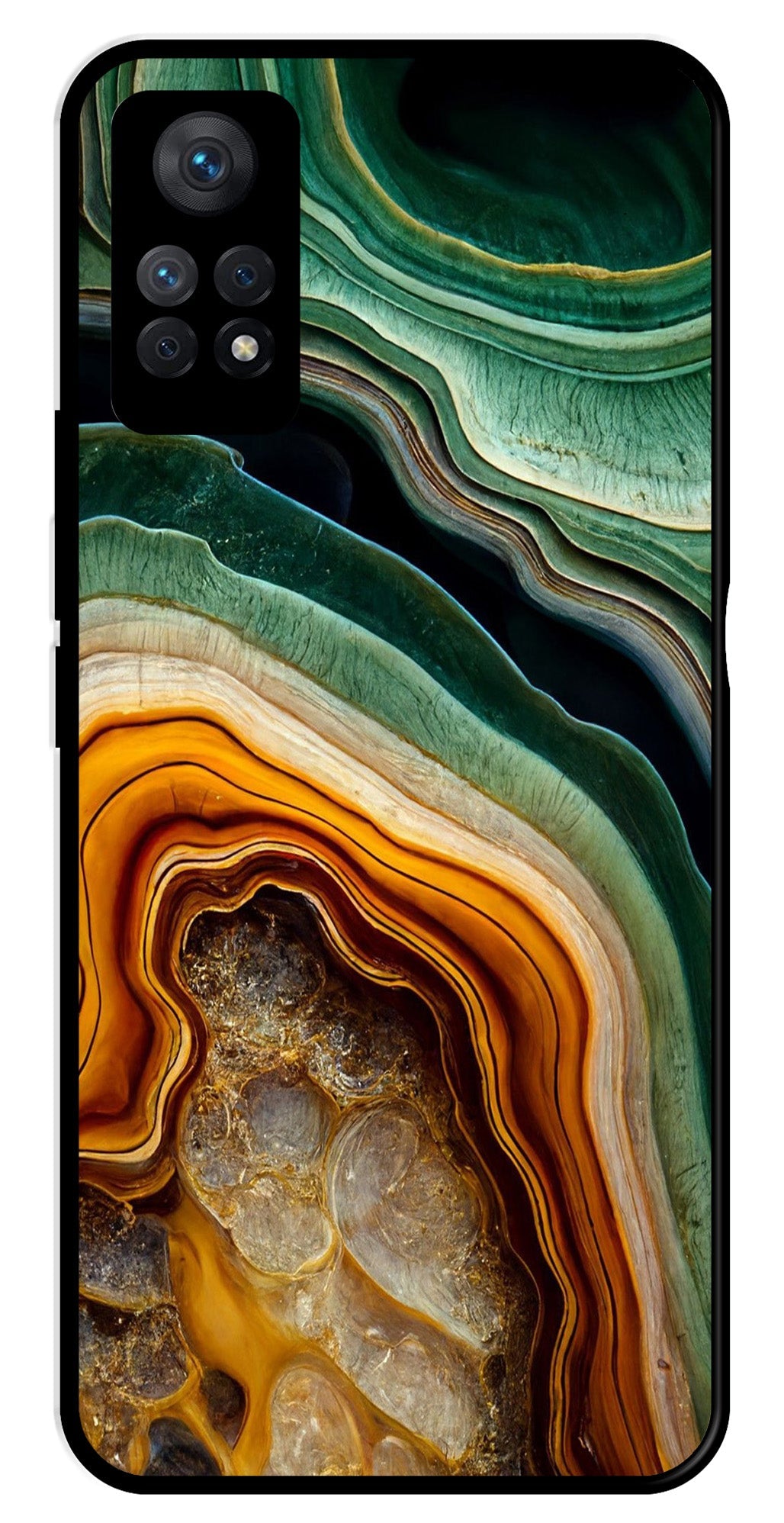 Marble Design Metal Mobile Case for Redmi Note 11 Pro Marble Design Metal Mobile Case for Redmi Note 11 Pro (Design No -28)