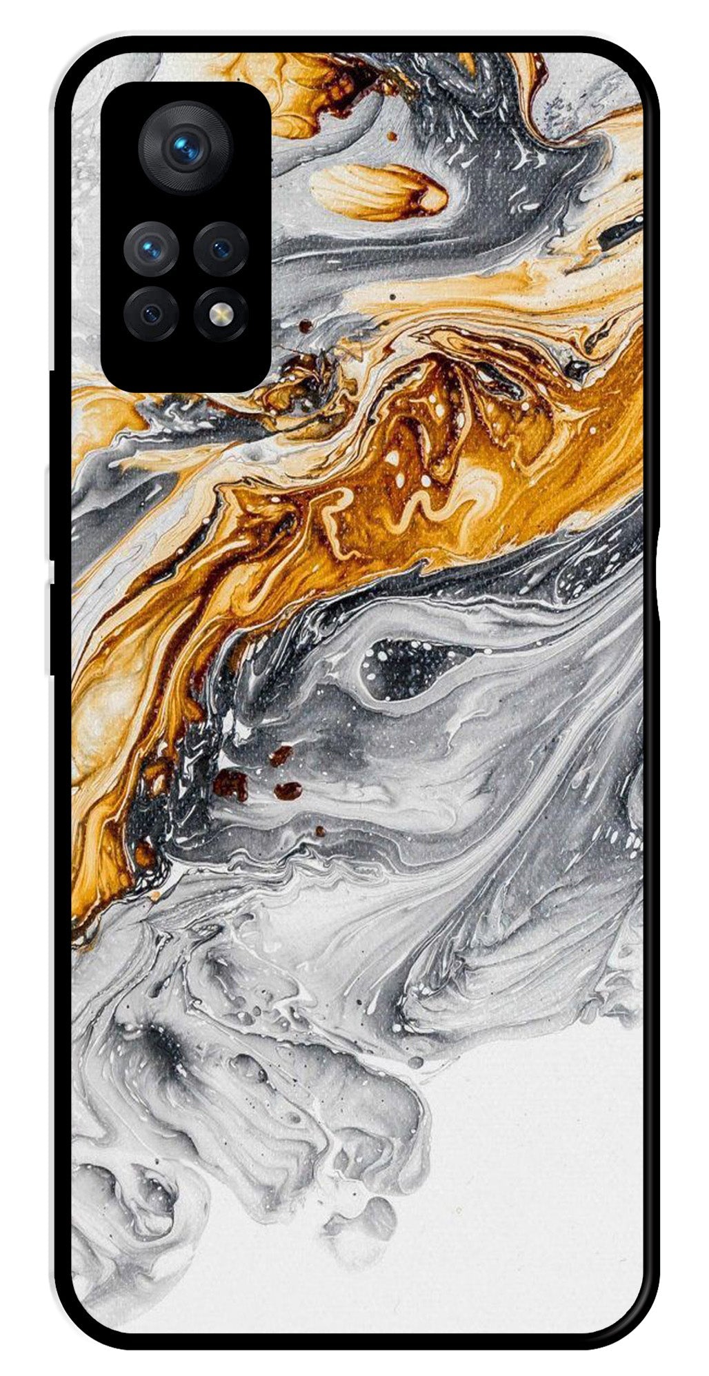 Marble Pattern Metal Mobile Case for Redmi Note 11 Pro Plus Marble Pattern Metal Mobile Case for Redmi Note 11 Pro Plus (Design No -36)