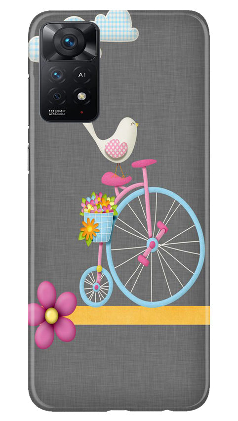 Sparron with cycle Mobile Back Case for Redmi Note 11 Pro Plus (Design - 34) Sparron with cycle Case for Redmi Note 11 Pro Plus