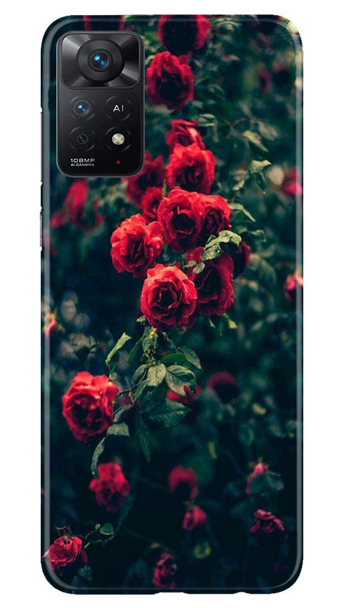 Red Rose Mobile Back Case for Redmi Note 11 Pro Plus (Design - 66) Red Rose Case for Redmi Note 11 Pro Plus