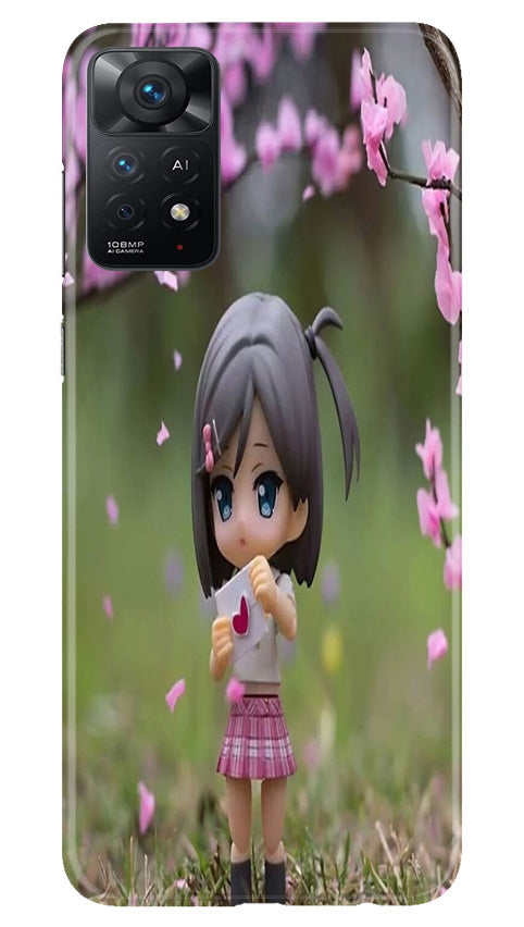 Cute Girl Mobile Back Case for Redmi Note 11 Pro Plus (Design - 92) Cute Girl Case for Redmi Note 11 Pro Plus
