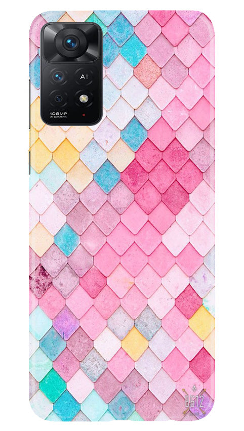 Pink Pattern Mobile Back Case for Redmi Note 11 Pro Plus (Design - 184) Pink Pattern Case for Redmi Note 11 Pro Plus (Design No. 184)