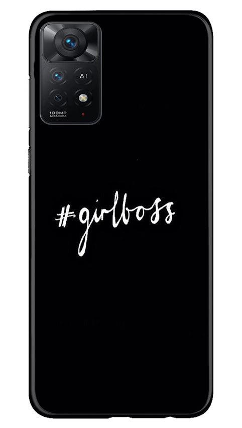 #GirlBoss Mobile Back Case for Redmi Note 11 Pro Plus (Design - 235) #GirlBoss Case for Redmi Note 11 Pro Plus (Design No. 235)