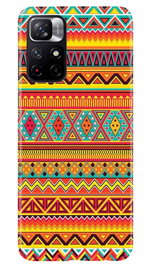 Zigzag line pattern Mobile Back Case for Redmi Note 11T 5G (Design - 4) Zigzag line pattern Case for Redmi Note 11T 5G