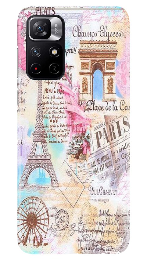 Paris Eiftel Tower Mobile Back Case for Redmi Note 11T 5G (Design - 54) Paris Eiftel Tower Case for Redmi Note 11T 5G