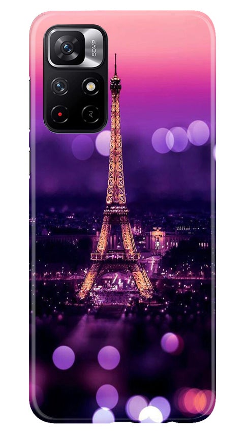 Eiffel Tower Mobile Back Case for Redmi Note 11T 5G (Design - 86) Eiffel Tower Case for Redmi Note 11T 5G