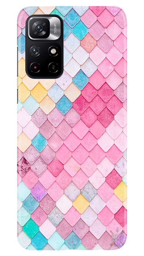 Pink Pattern Mobile Back Case for Redmi Note 11T 5G (Design - 215) Pink Pattern Case for Redmi Note 11T 5G (Design No. 215)