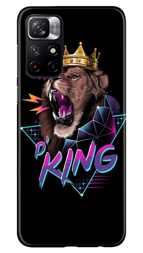 Lion King Mobile Back Case for Redmi Note 11T 5G (Design - 219) Lion King Case for Redmi Note 11T 5G (Design No. 219)