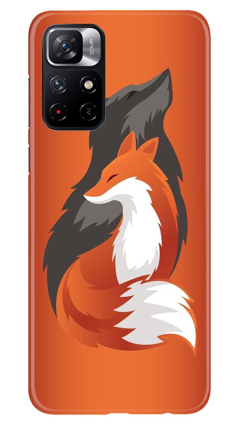 Wolf Mobile Back Case for Redmi Note 11T 5G (Design - 224) Wolf Case for Redmi Note 11T 5G (Design No. 224)