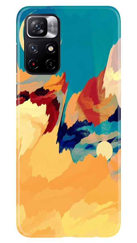 Modern Art Mobile Back Case for Redmi Note 11T 5G (Design - 236) Modern Art Case for Redmi Note 11T 5G (Design No. 236)