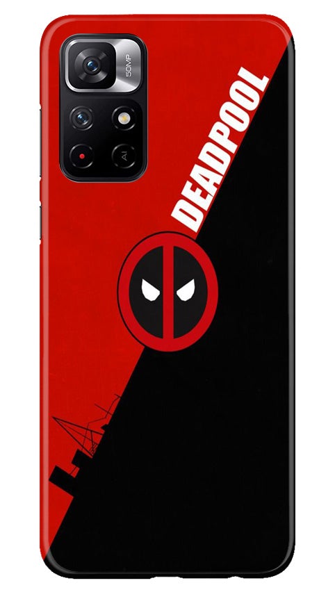 Deadpool Mobile Back Case for Redmi Note 11T 5G (Design - 248) Deadpool Case for Redmi Note 11T 5G (Design No. 248)