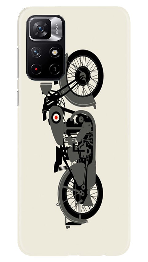 MotorCycle Mobile Back Case for Redmi Note 11T 5G (Design - 259) MotorCycle Case for Redmi Note 11T 5G (Design No. 259)