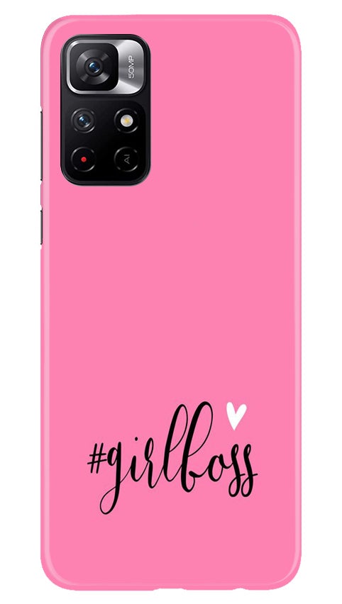 Girl Boss Pink Mobile Back Case for Redmi Note 11T 5G (Design - 269) Girl Boss Pink Case for Redmi Note 11T 5G (Design No. 269)