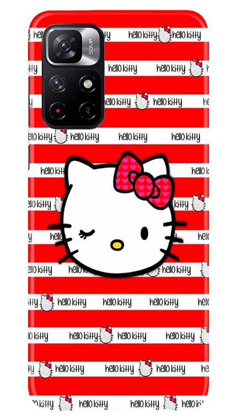 Hello Kitty Mobile Back Case for Redmi Note 11T 5G(Design - 364) Hello Kitty Mobile Back Case for Redmi Note 11T 5G(Design - 364)