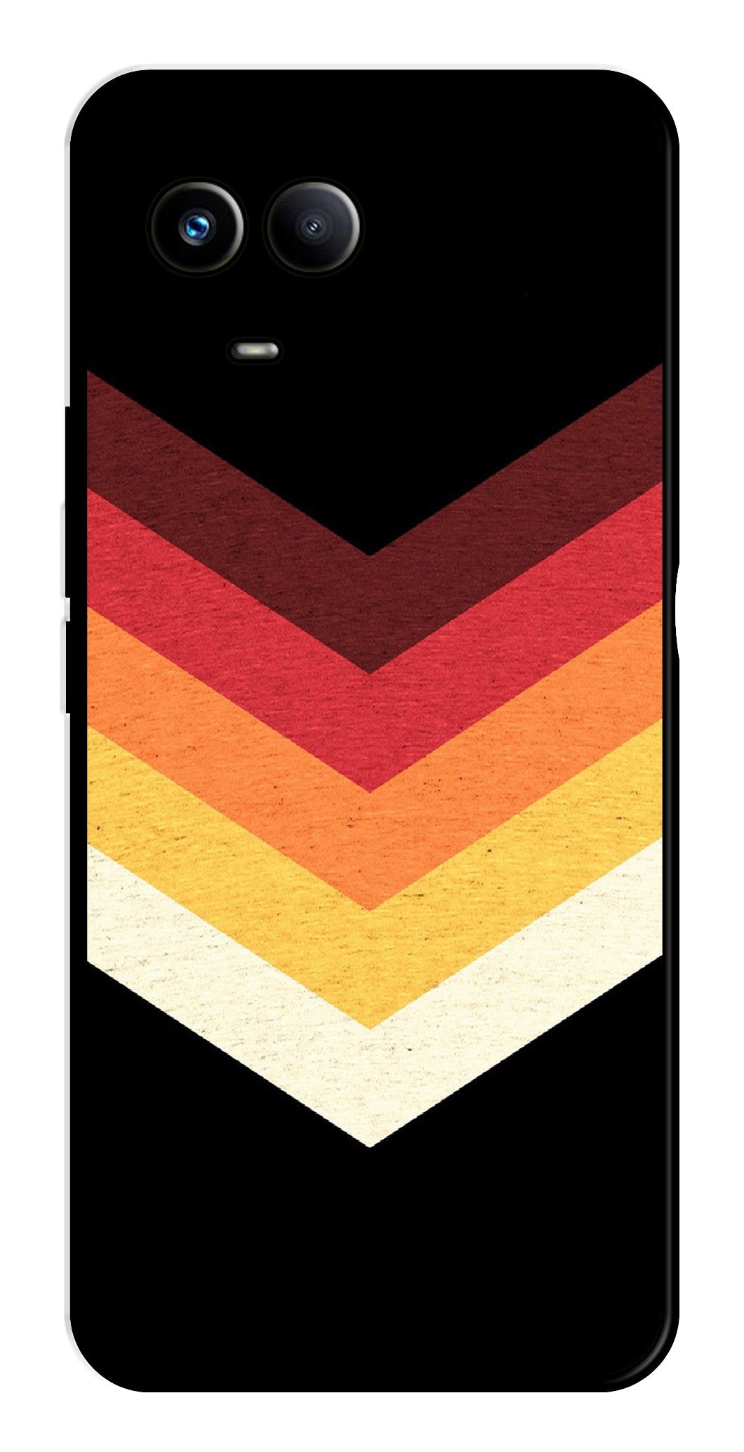 MultiColor Arrow Metal Mobile Case for Realme 11X 5G MultiColor Arrow Metal Mobile Case for Realme 11X 5G (Design No -04)