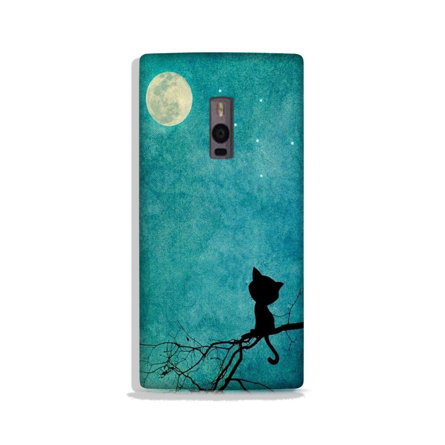 Moon cat Case for OnePlus 2 Moon cat Case for OnePlus 2