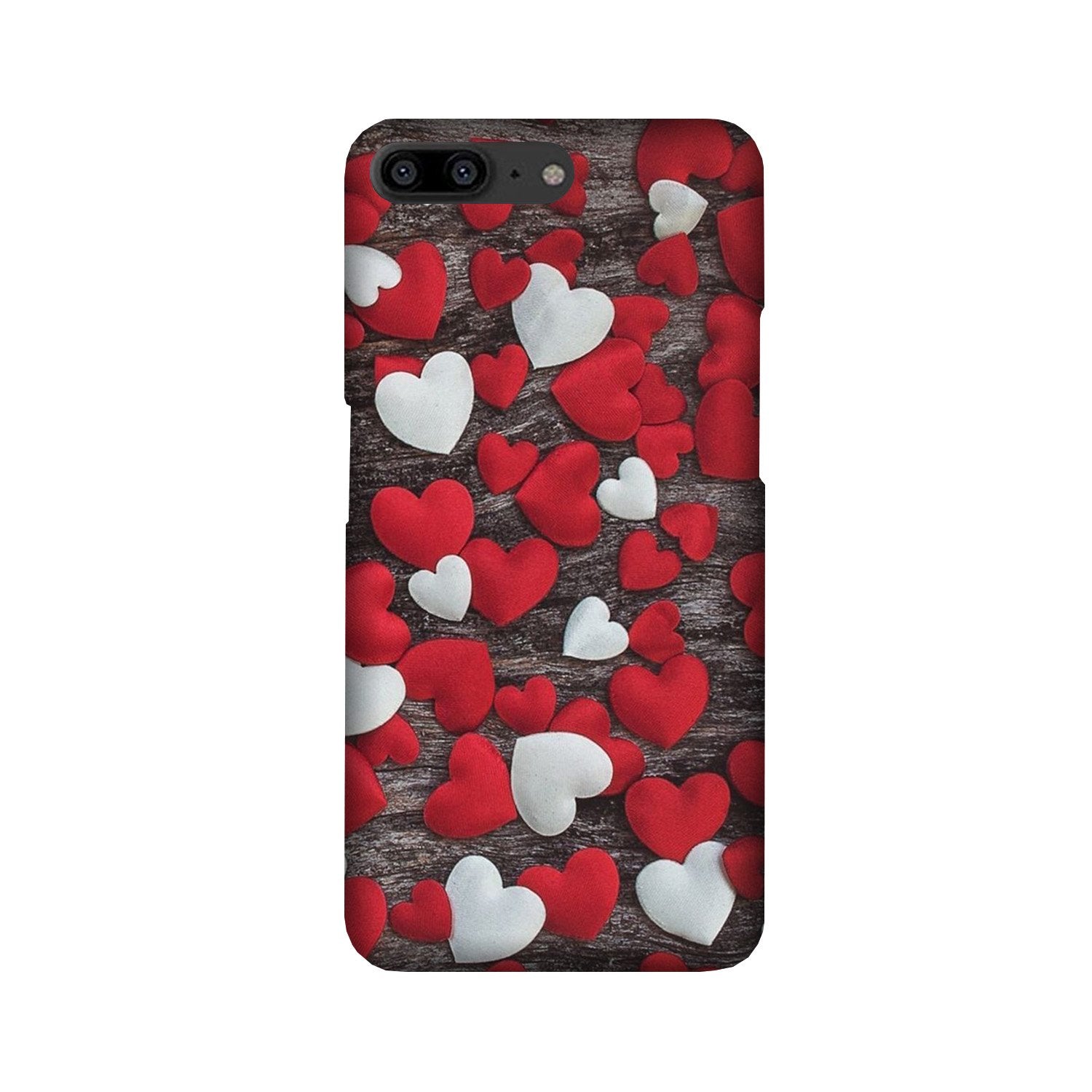 Red White Hearts Case for OnePlus 5 (Design - 105) Red White Hearts Case for OnePlus 5 (Design - 105)