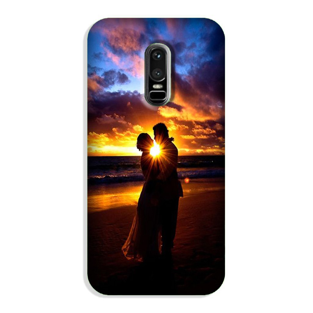 Couple Sea shore Case for OnePlus 6 Couple Sea shore Case for OnePlus 6