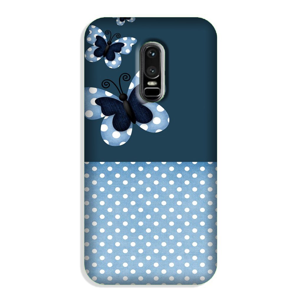 White dots Butterfly Case for OnePlus 6 White dots Butterfly Case for OnePlus 6