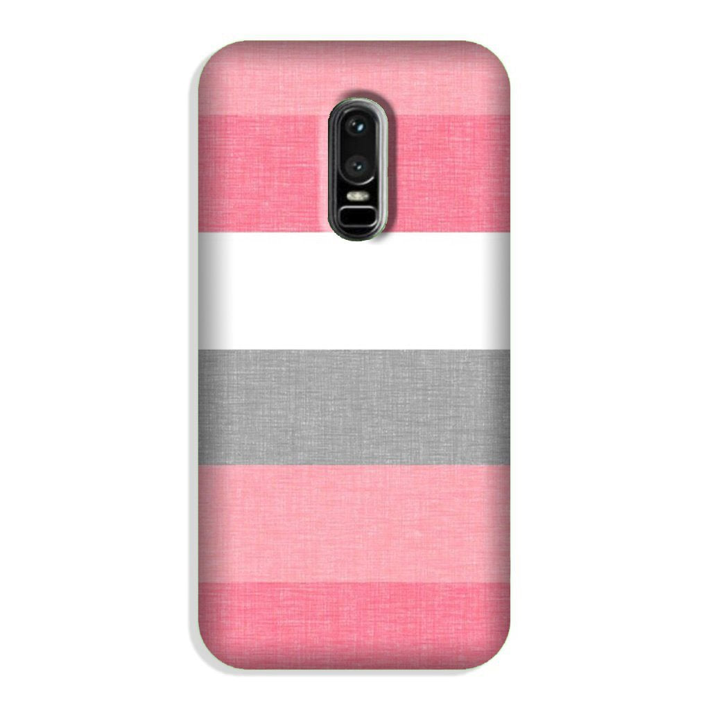 Pink white pattern Case for OnePlus 6 Pink white pattern Case for OnePlus 6