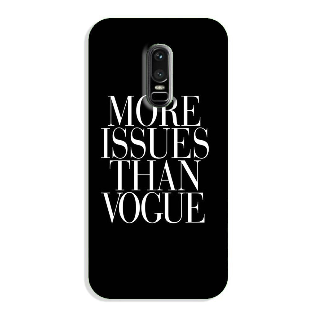 More Issues than Vague Case for OnePlus 6 More Issues than Vague Case for OnePlus 6