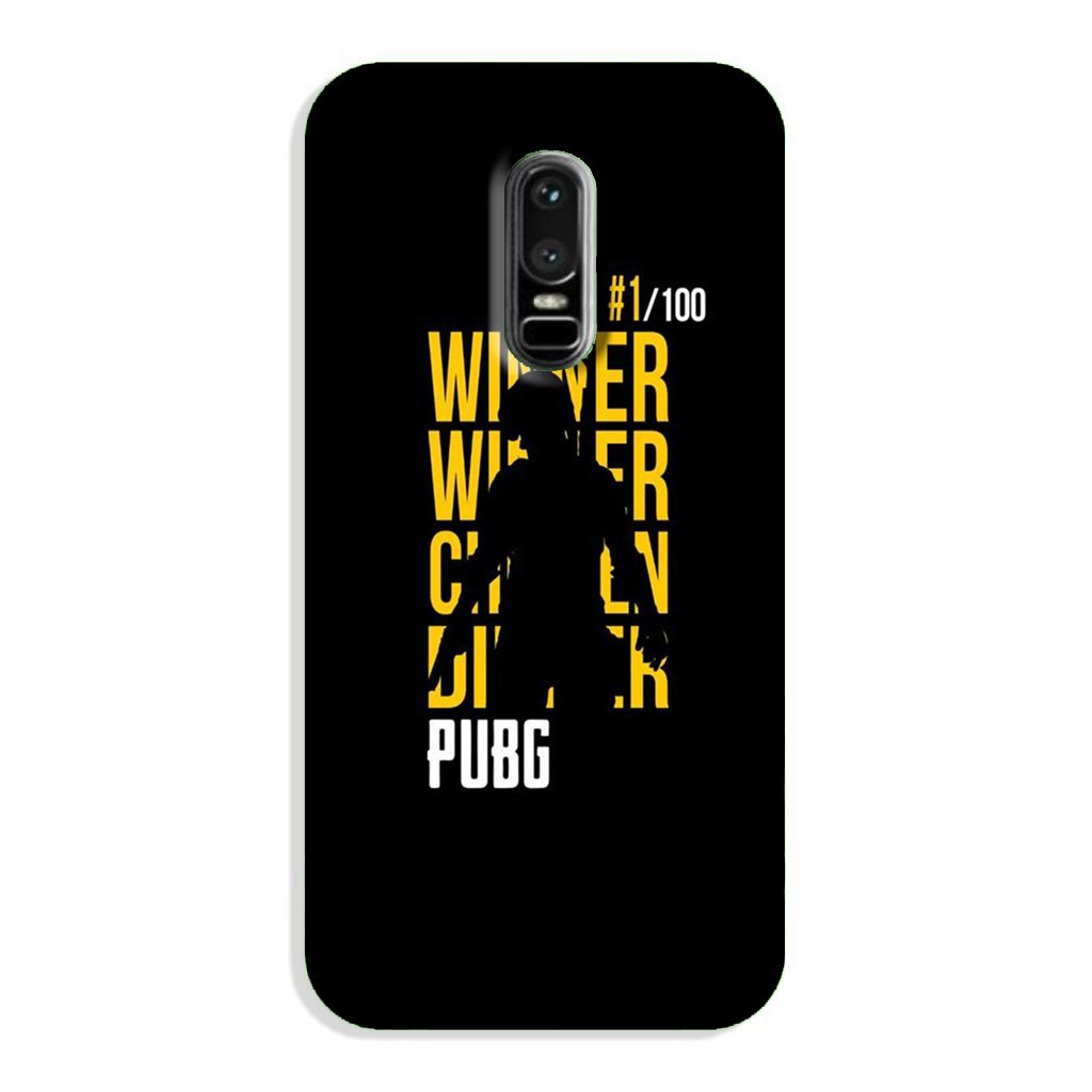 Pubg Winner Winner Case for OnePlus 6 (Design - 177) Pubg Winner Winner Case for OnePlus 6 (Design - 177)