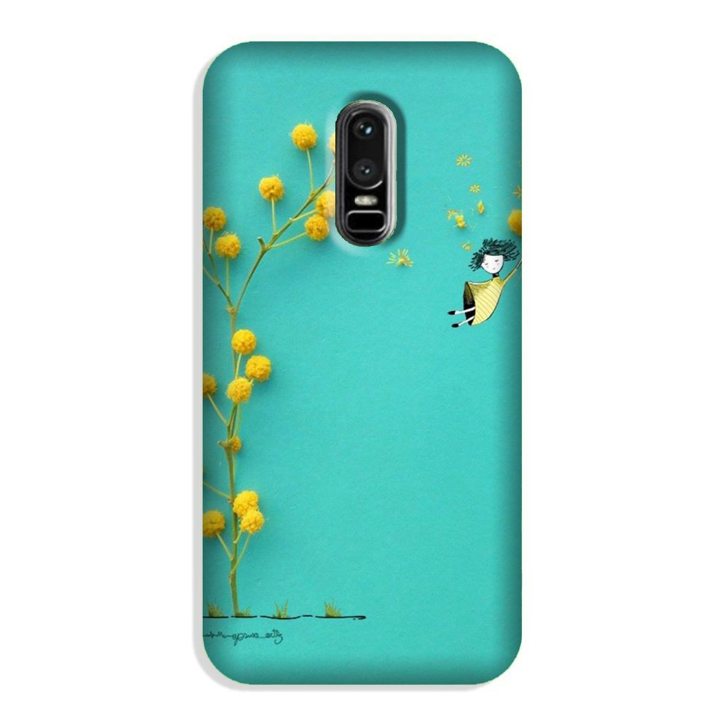 Flowers Girl Case for OnePlus 6 (Design No. 216) Flowers Girl Case for OnePlus 6 (Design No. 216)